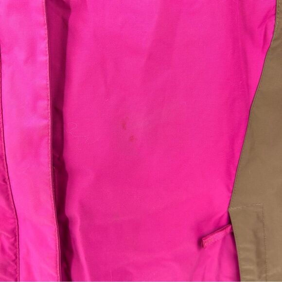Columbia Waterproof Full Zip Insulated Lined Ski Jacket Pink Brown White Medium - Picture 6 of 16